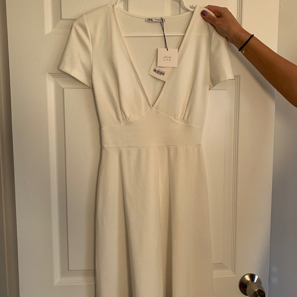 Zara White Dress